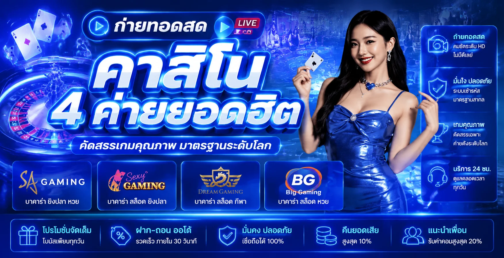 คาสิโนสด ufabet1188 คาสิโน บาคาร่ารูเล็ตจากดีลเลอร์จริง